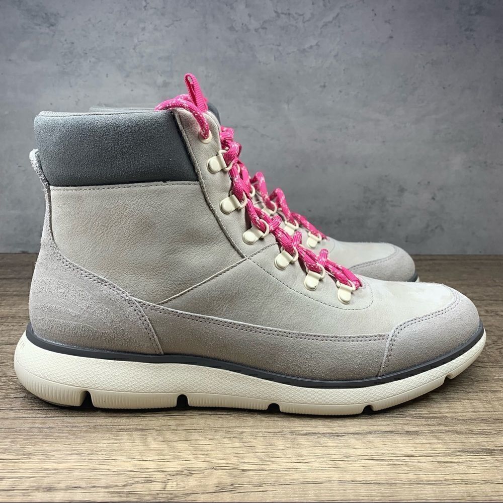 ‎Cole Haan~Omni Leather & Suede Hiker Boot~ Dover Gray Color~Women’s Sz 10M~NWOT - Picture 2 of 8